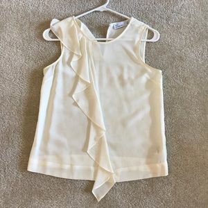 Grana silk flutter top